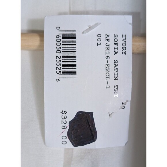 Intermix Ivory Open Blazer Jacket Size 10 - Picture 6 of 10